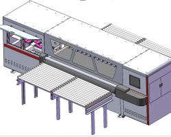 分享玉林家具厂采用龙润木纹高速印刷机在家具大板上打印木纹