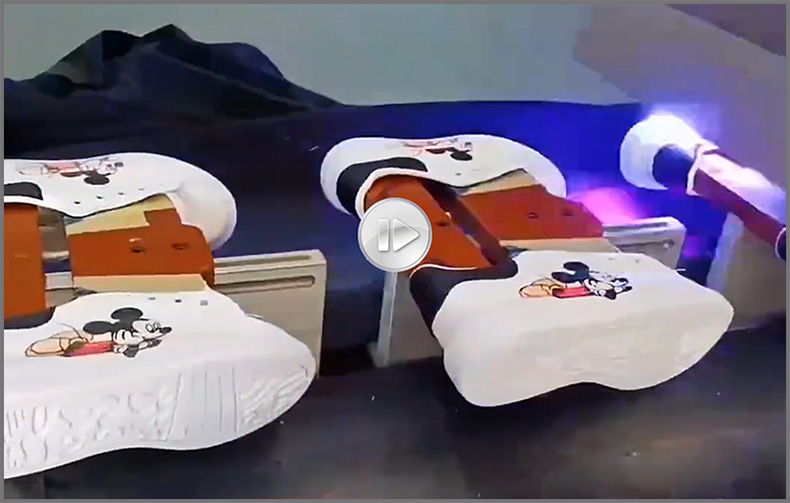 鞋子打印图案，LR-2513高落差鞋子打印机