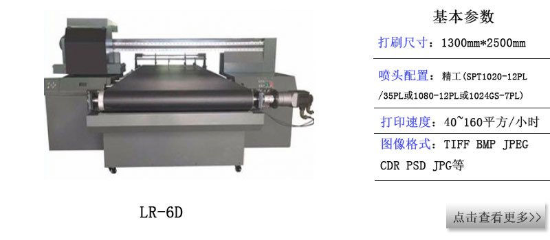 LR-6D导带机卷平一体UV打印机