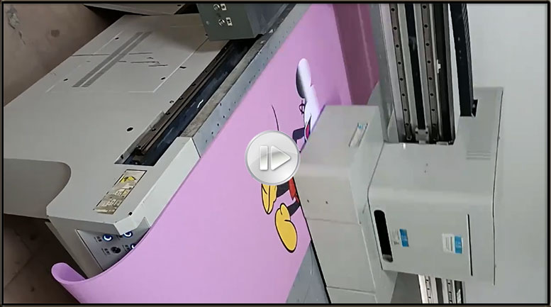 瑜伽垫打印视频